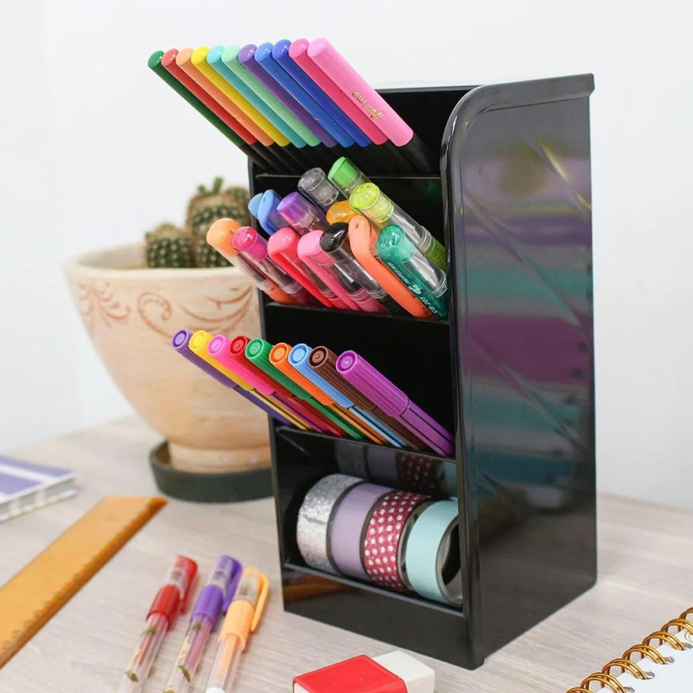 Acessorio Para Mesa Organizador Diagonal Black Maxcril - imagem 4