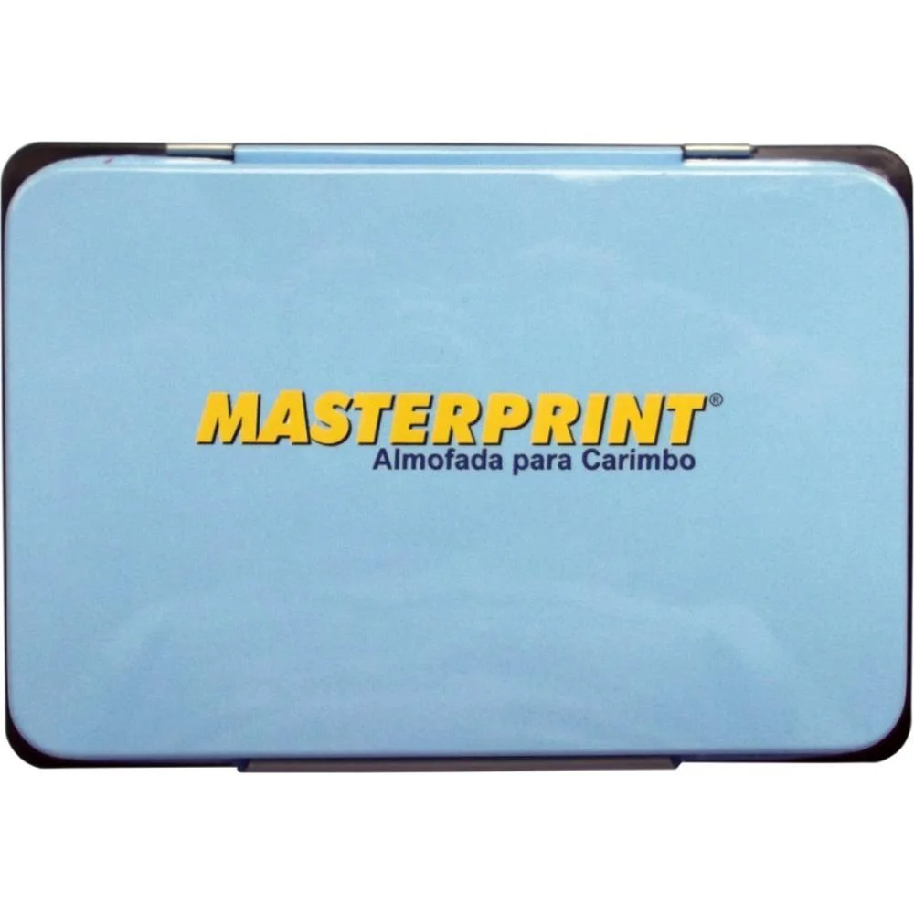 Almofada Carimbo N.3 Mp 773 Preto Tampa Metal Masterprint - imagem 2