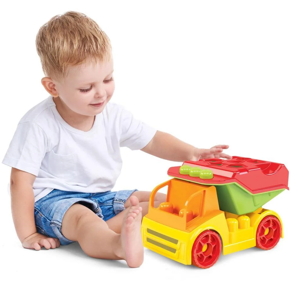 Brinquedo Para Montar American Truck Blocolandia Dismat - imagem 4
