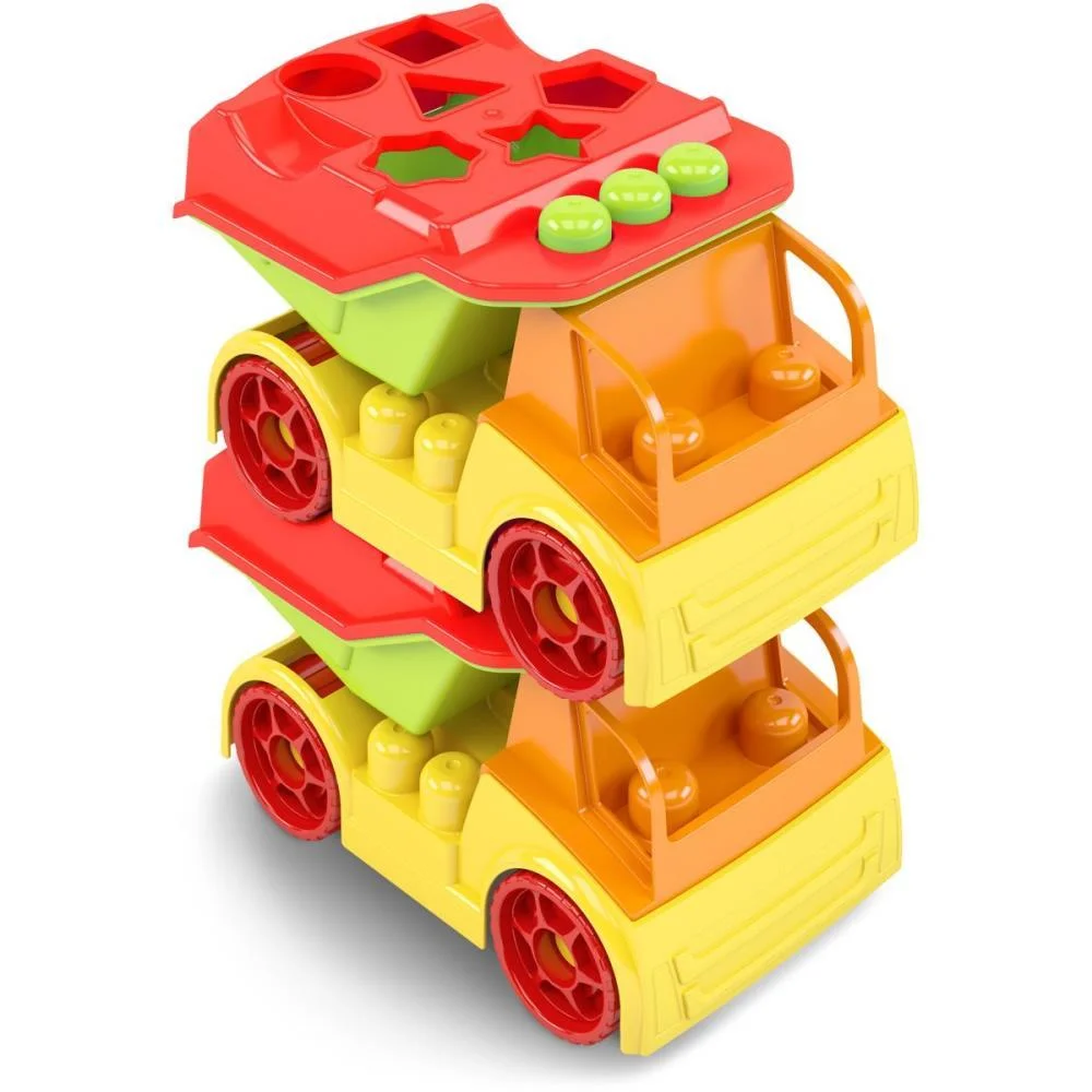 Brinquedo Para Montar American Truck Blocolandia Dismat - imagem 5
