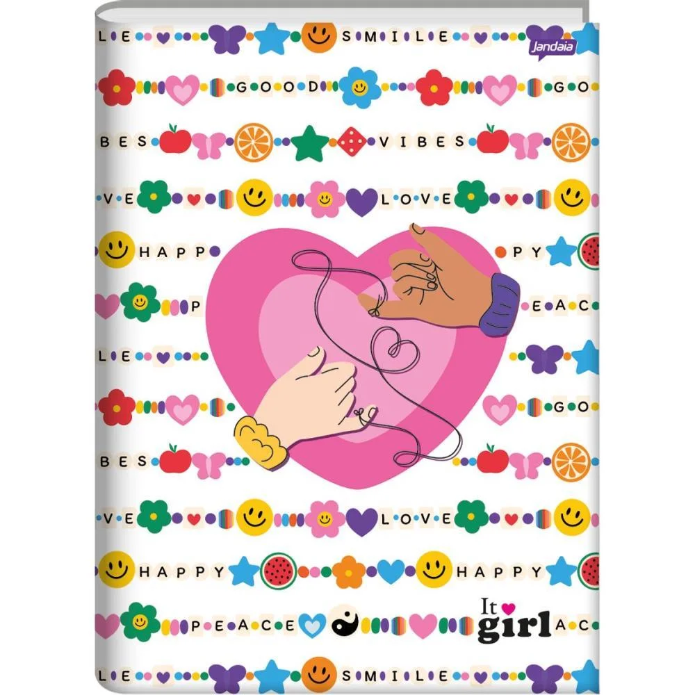 Caderno Brochura Pequeno Capa Dura It Girl 96Fls. Jandaia (Pct.c/05) - imagem 6