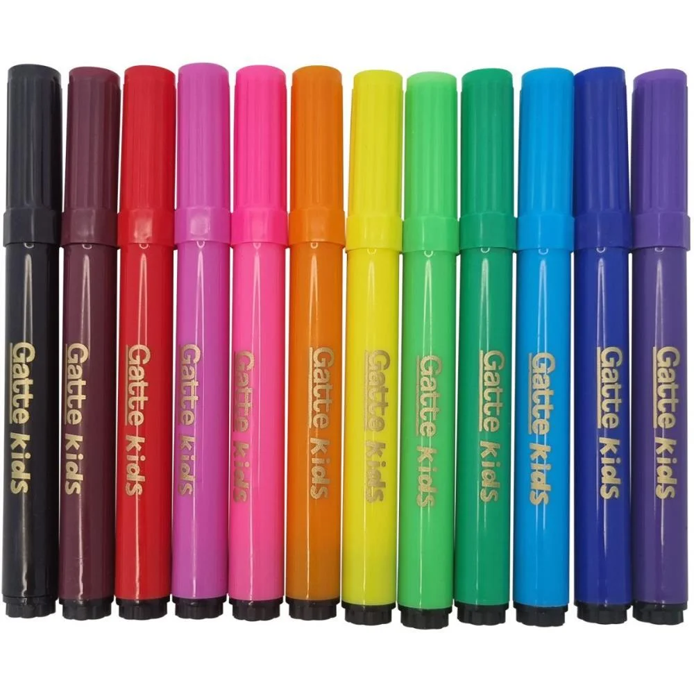 Caneta Hidrografica Jumbo Big 12 Cores Lavavel Make+ (Pct.c/06) - imagem 4