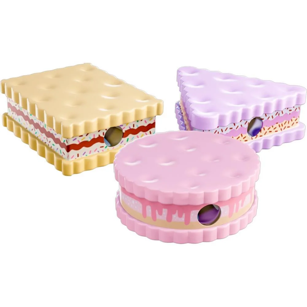 Apontador Com Deposito Decor. Cis Biscoito 3 Modelos 3 Cores Sertic (Pote-12) - imagem 4