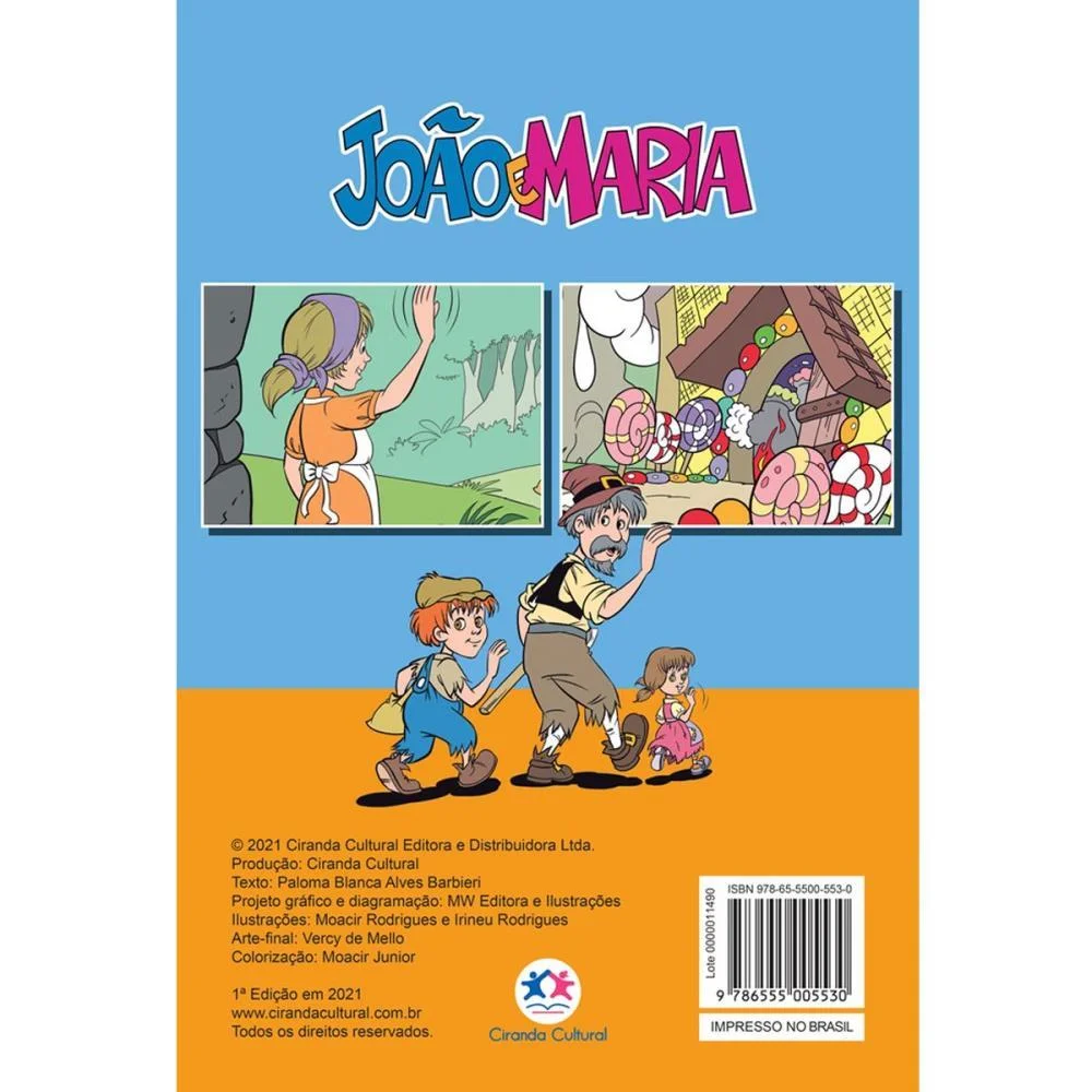 Gibi Joao E Maria 16Pgs 20X14Cm Magic Kids - imagem 5