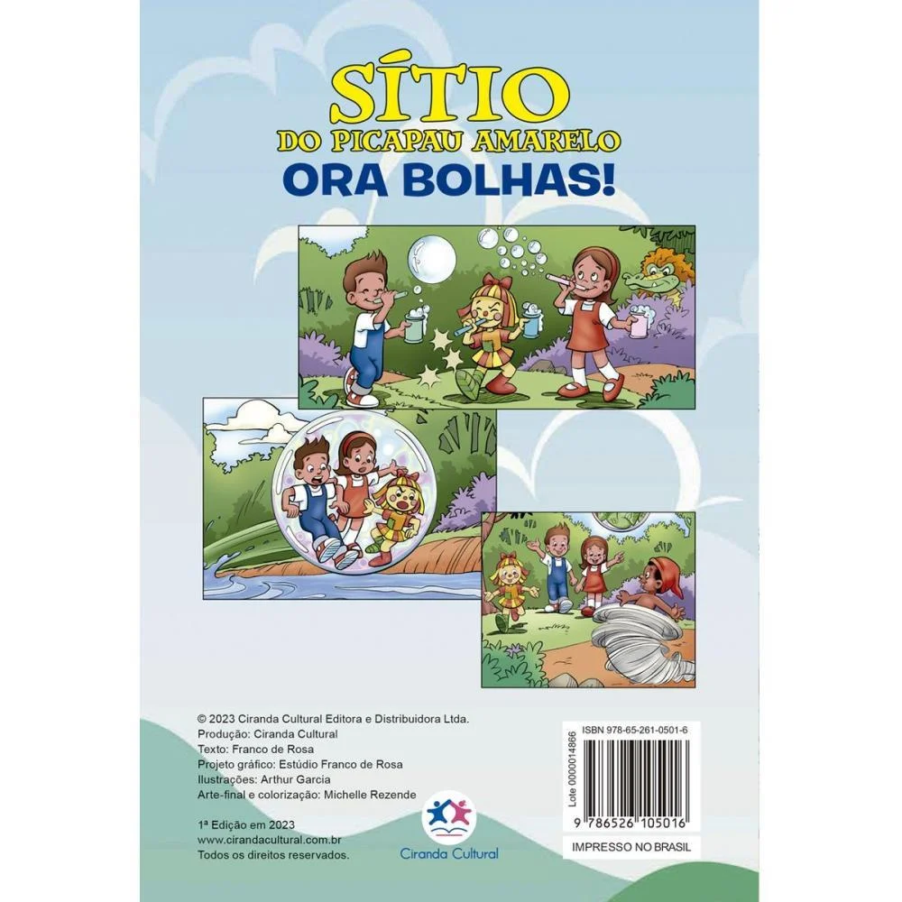 Gibi Sitio Do Picapau Amarelo 16Pgs Magic Kids - imagem 5