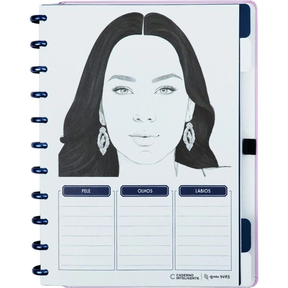 Caderno Inteligente Grande Bruna Tavares Dream 80Fls Caderno Inteligente - imagem 4