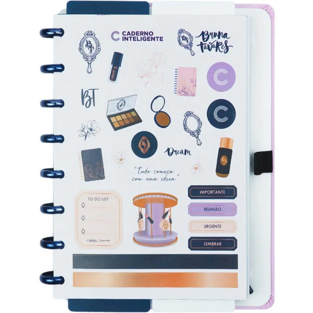 Caderno Inteligente Medio Bruna Tavares Dream 80Fls Caderno Inteligente - imagem 6