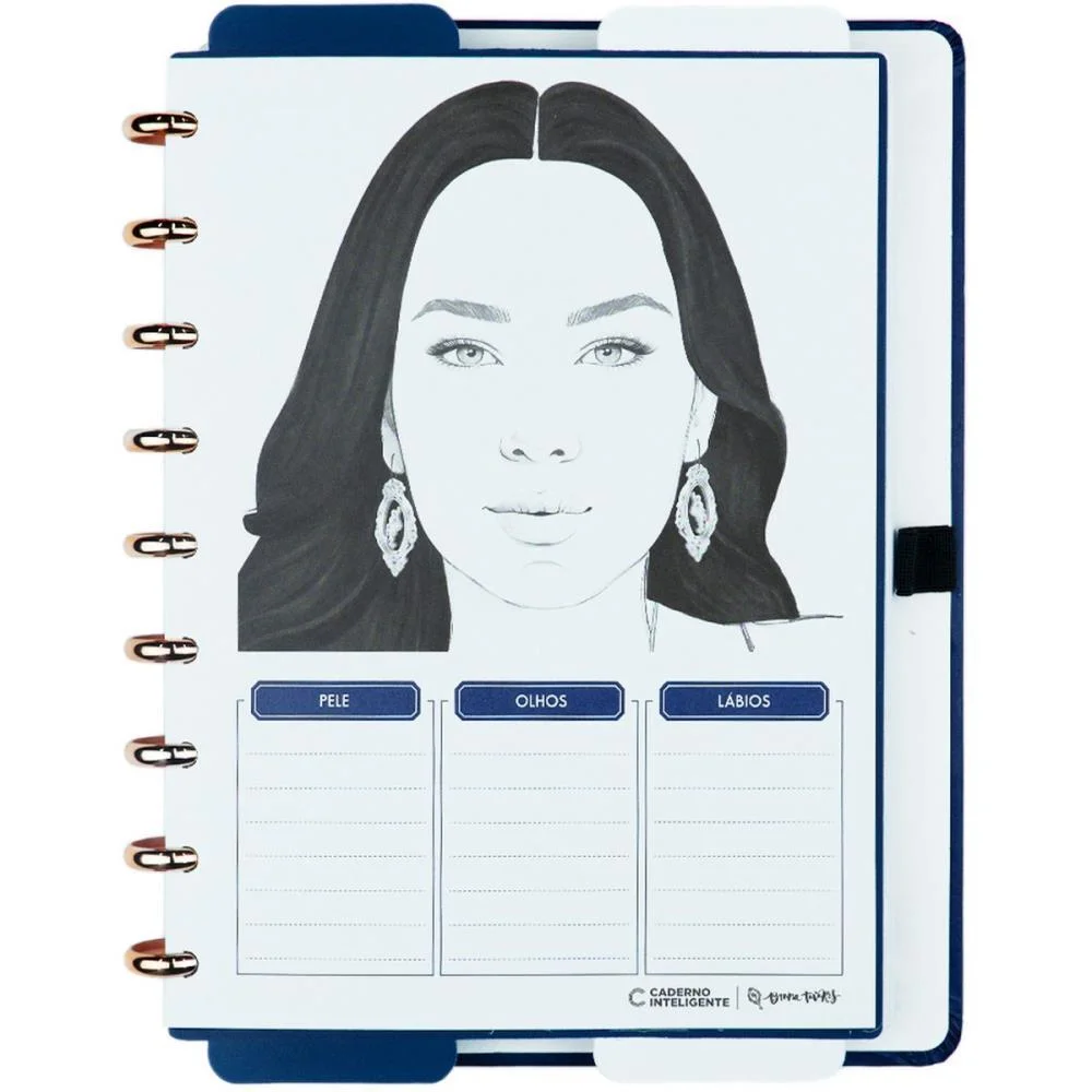 Caderno Inteligente Medio Bruna Tavares House 80Fls Caderno Inteligente - imagem 5
