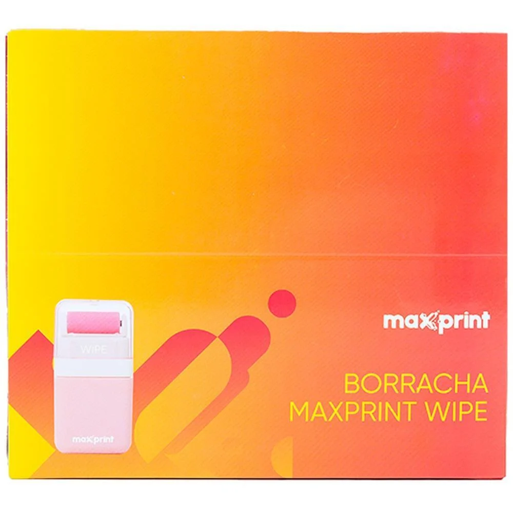 Borracha Colorida Wipe Tons Pastel Maxprint C/ 24 Unidades - imagem 4