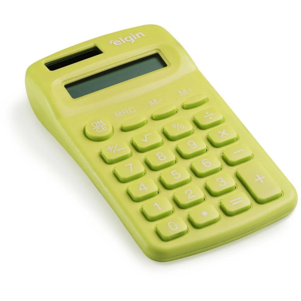 Calculadora De Bolso 8 Digitos Cb1485V Solar Verde Elgin - imagem 4