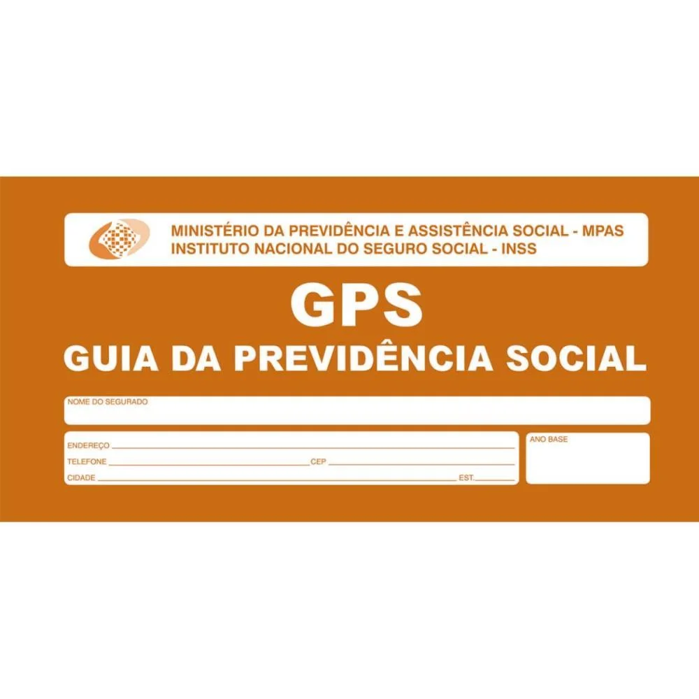 Impresso Previdencia Social Carne Gps 12X2 Vias 84X110Mm Animativa (Pct.c/10) - imagem 3