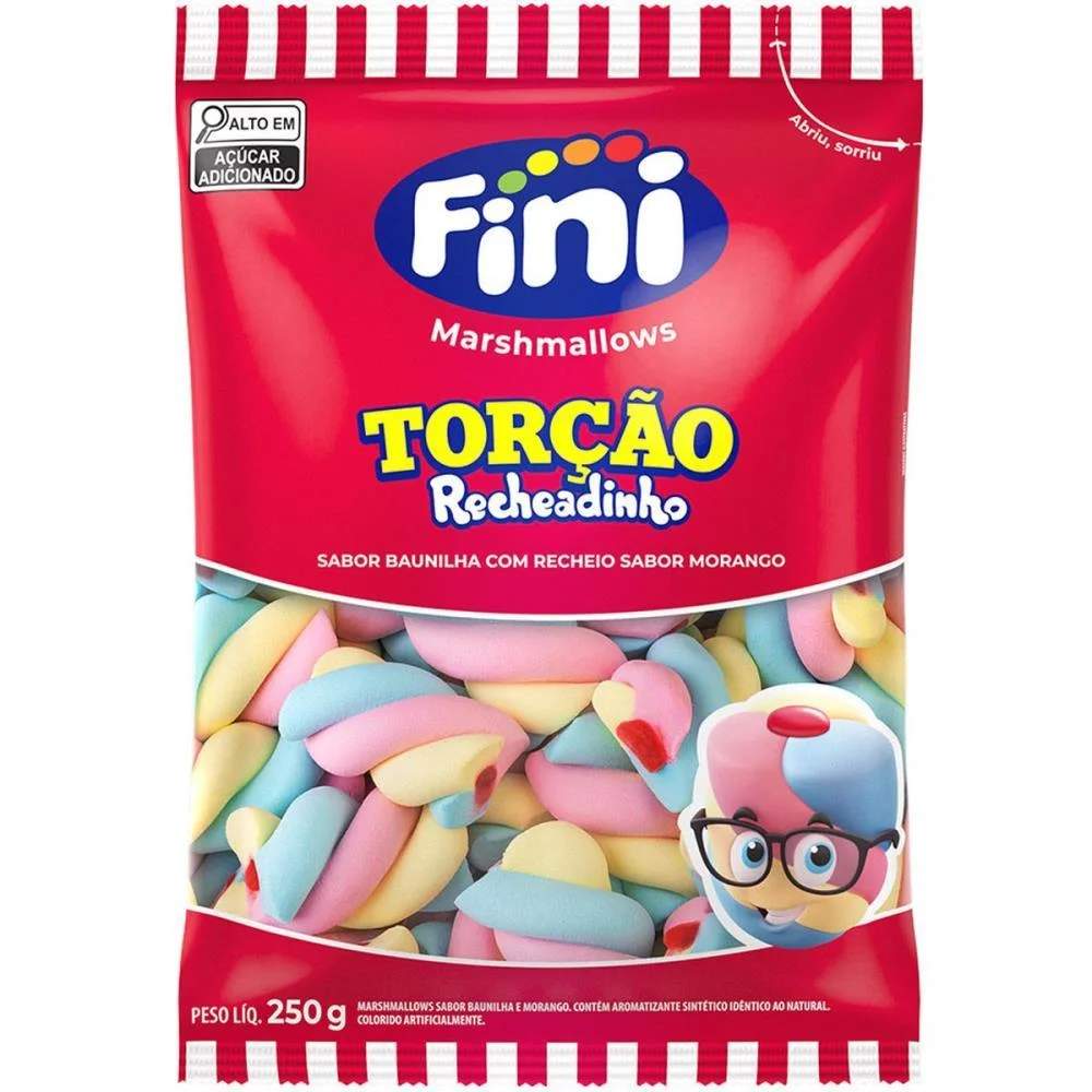 Doce Marsh Recheado Colorido 250G Fini - imagem 2