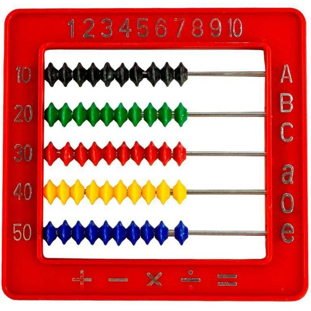 Contador Abaco Plastico 5Hastes/50Bolinha (S) Yins - imagem 2
