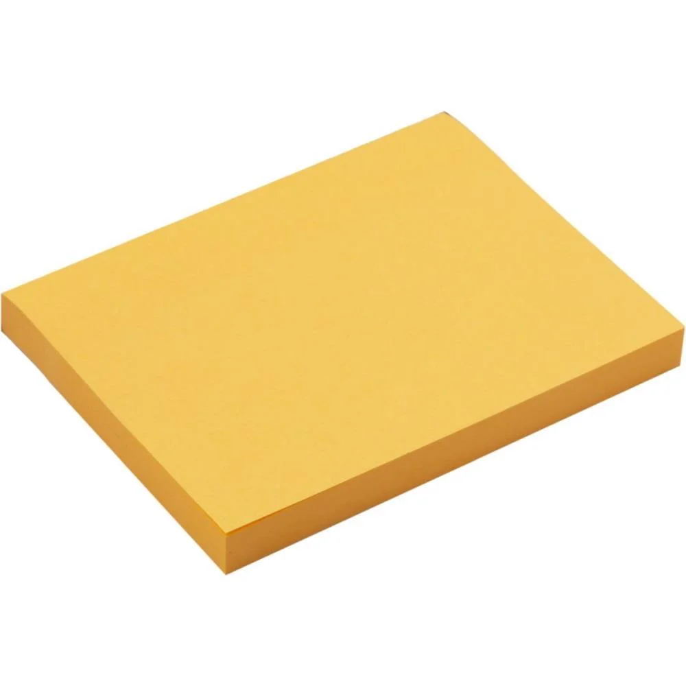 Bloco De Recado Autoadesivo 76X102Mm Laranja Neon 100Fls Maxprint - imagem 5