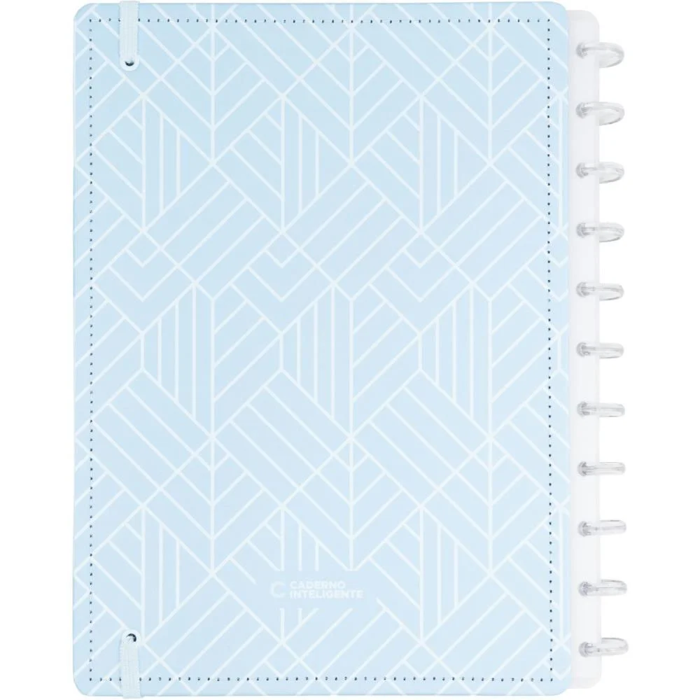 Caderno Inteligente Grande Ice Blue 80Fls 215X280Mm Caderno Inteligente - imagem 4