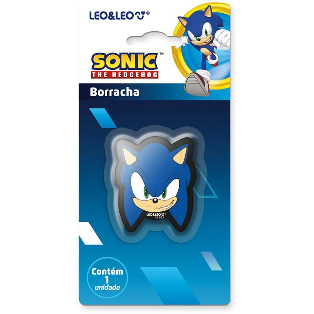 Borracha Decorada Sonic C/Forma (S) Leonora (Cx.c/12) - imagem 6