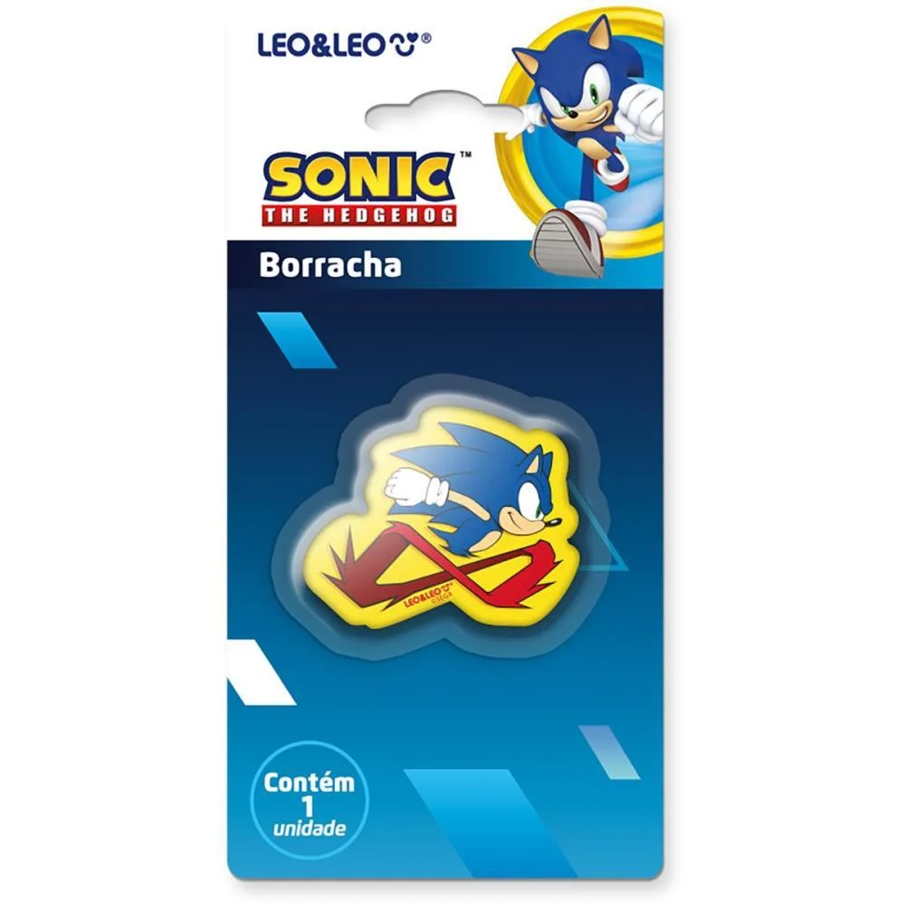 Borracha Decorada Sonic C/Forma (S) Leonora (Cx.c/12) - imagem 7
