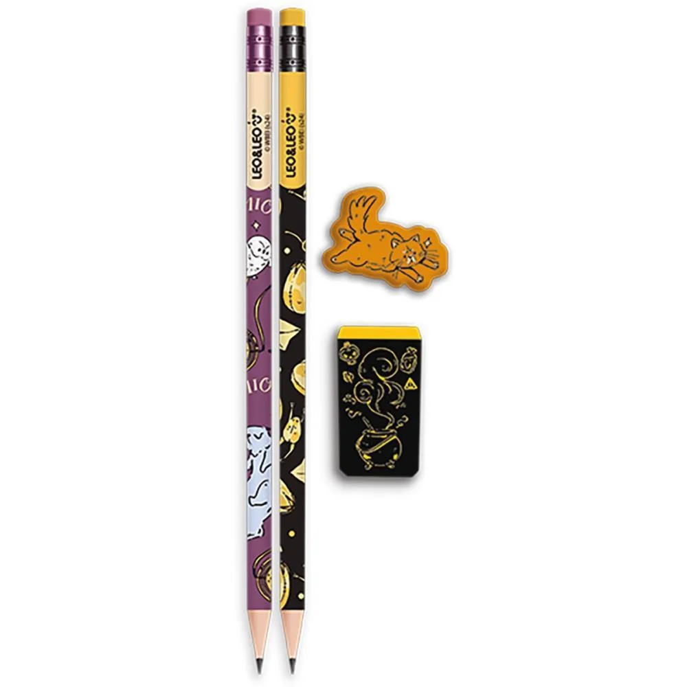 Kit Escolar Harry Potter Hb C/ 04 Pecas Leonora (Blister) - imagem 4