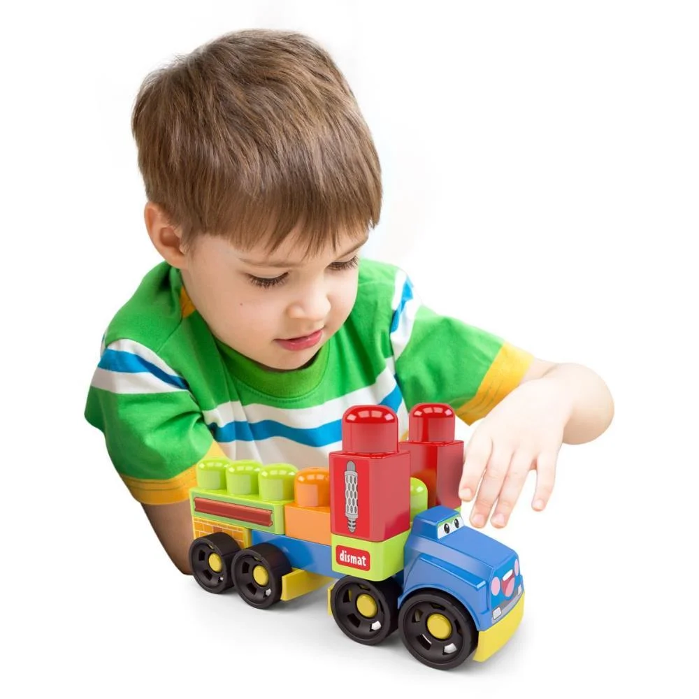 Brinquedo Para Montar Super Truck Da Blocolandia Dismat - imagem 4