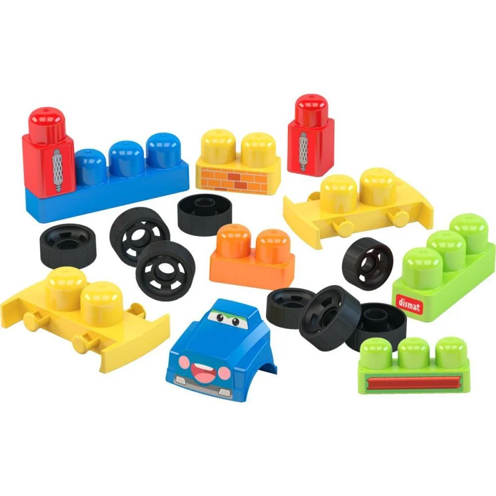 Brinquedo Para Montar Super Truck Da Blocolandia Dismat - imagem 5