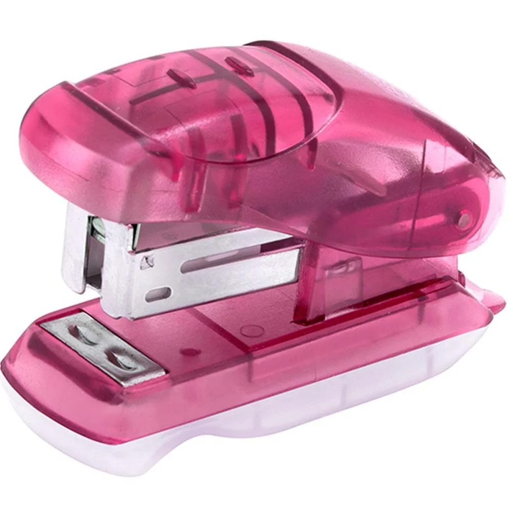 Grampeador Mini P/12Fls 6Cm Plast. Az/Vm/Am/Vd Brw C/ 12 Unidades - imagem 7