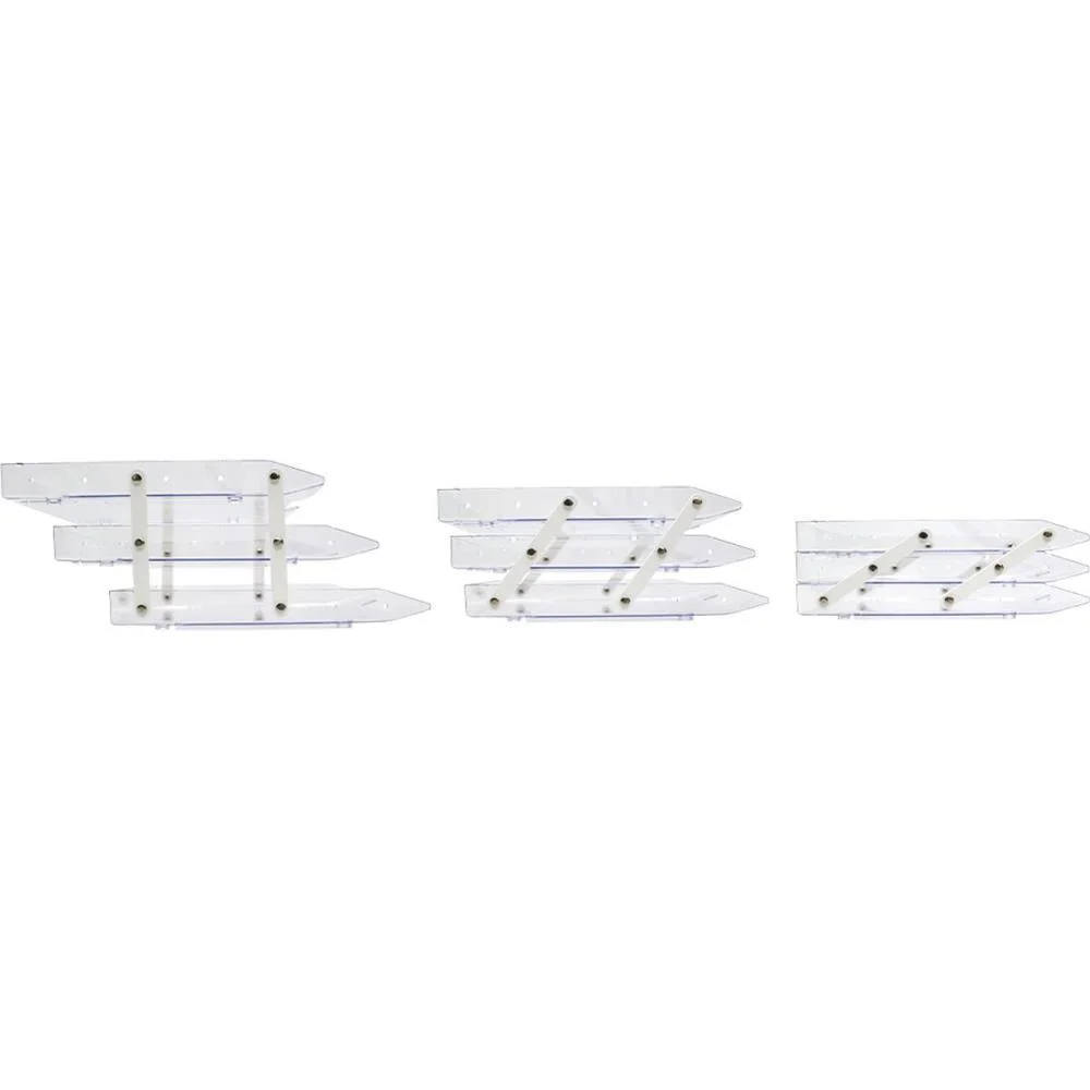 Caixa Correspondencia Tripla Slim Movel Cristal Selada Maxcril - imagem 6