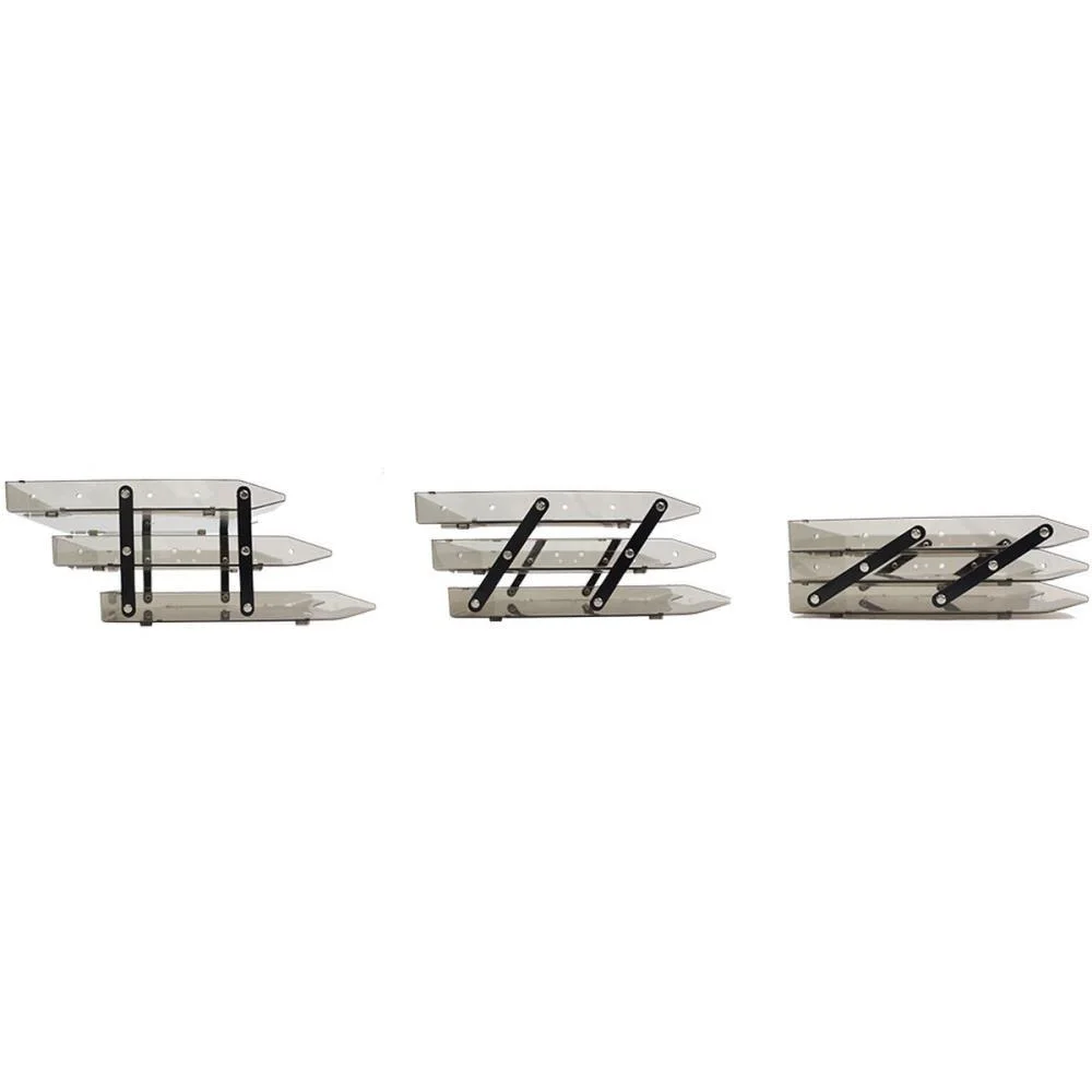 Caixa Correspondencia Tripla Slim Movel Fume Selada Maxcril - imagem 6