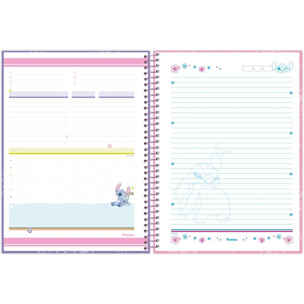 Caderno 15X1 Capa Dura Stitch 240F Foroni (Pct.c/02) - imagem 10