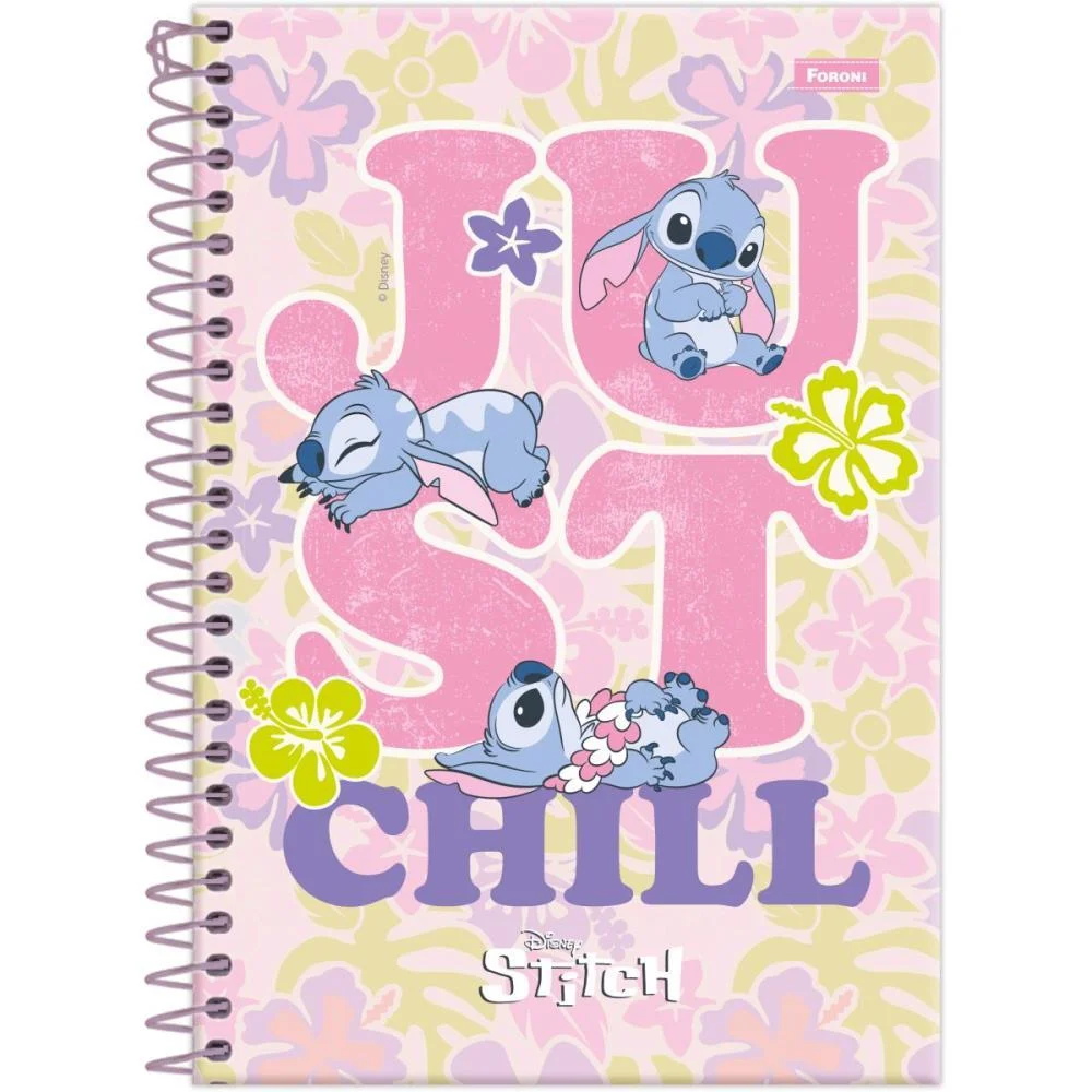 Caderno Espiral Pequeno Capa Dura Stitch 80F Foroni (Pct.c/05) - imagem 2