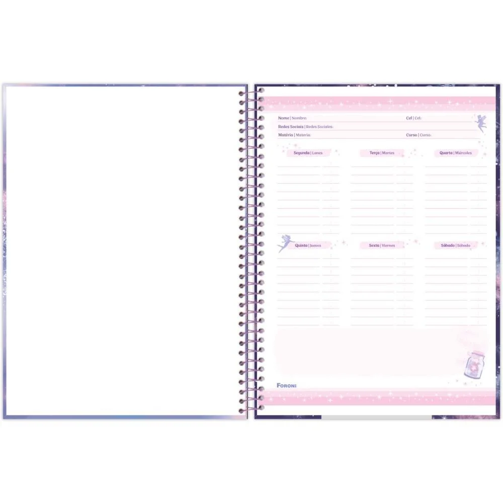 Caderno 01X1 Capa Dura Judy 80F Foroni (Pct.c/04) - imagem 9