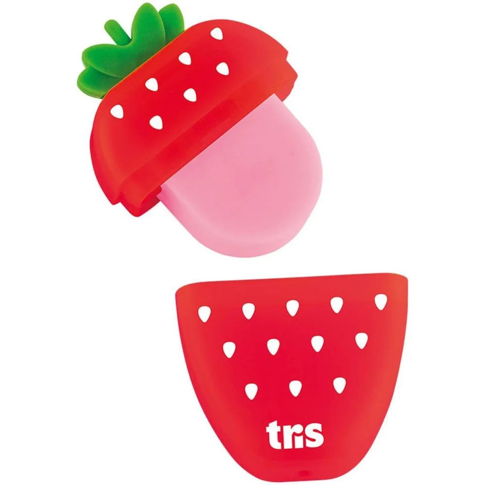 Borracha Decorada Tris Morango C/Tampa E Aroma Summit C/ 24 Unidades - imagem 4