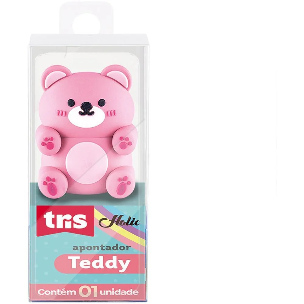 Apontador Com Deposito Tris Teddy 2 Cores Summit C/ 12 Unidades - imagem 3