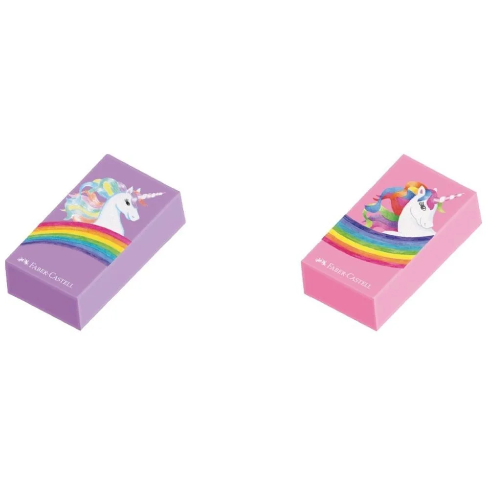 Borracha Colorida Unicornio 2 Modelos Faber-Castell C/ 24 Unidades - imagem 4