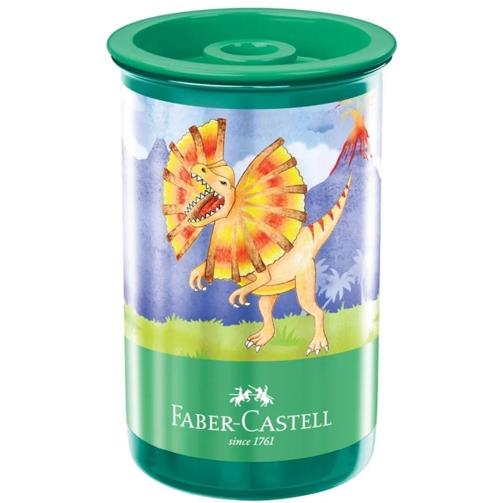 Apontador Com Deposito Dinossauro 2 Modelos Faber-Castell C/ 12 Unidades - imagem 4