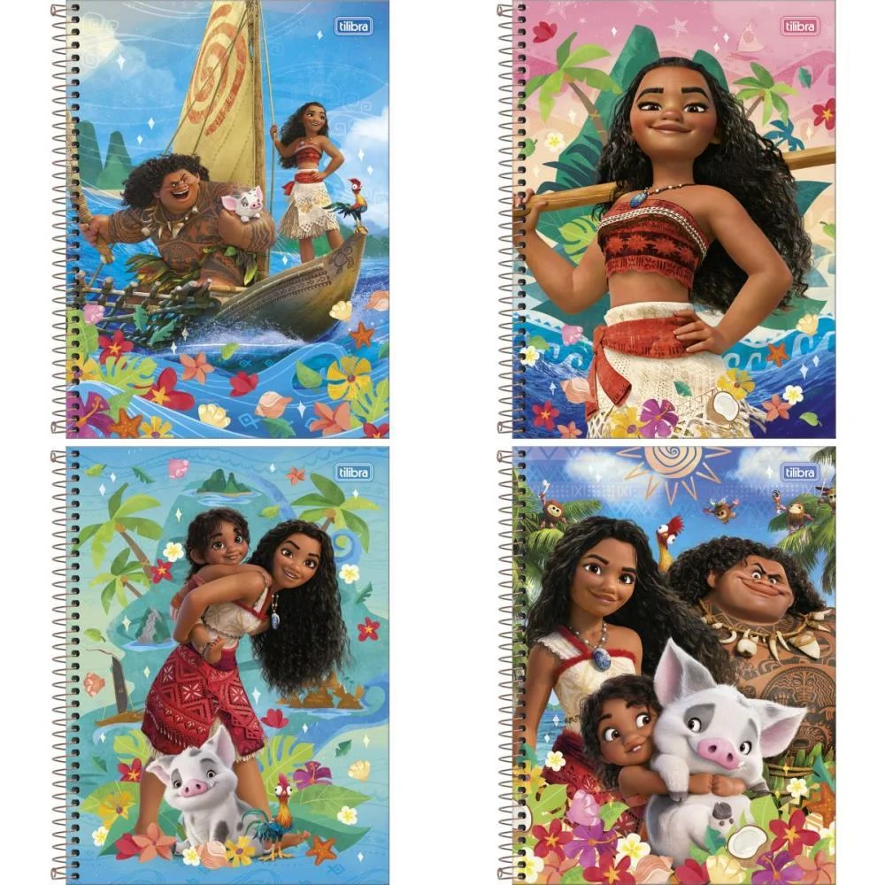 Caderno 01X1 Capa Dura Moana 80Fls Tilibra (Pct.c/04) - imagem 3