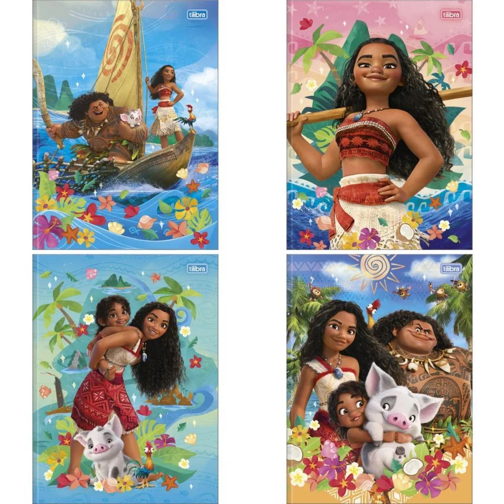Caderno Brochurao Capa Dura Moana 80Fls Tilibra (Pct.c/05) - imagem 3