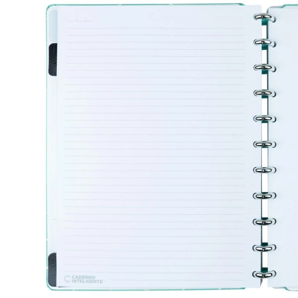 Caderno Inteligente Grande Turquoise Love 80Fls 215X280Mm Caderno Inteligente - imagem 5