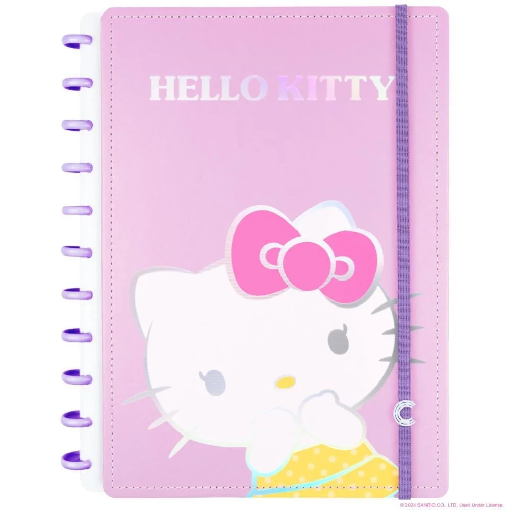 Caderno Inteligente Grande Hello Kitty 80Fls 215X280Mm Caderno Inteligente - imagem 3