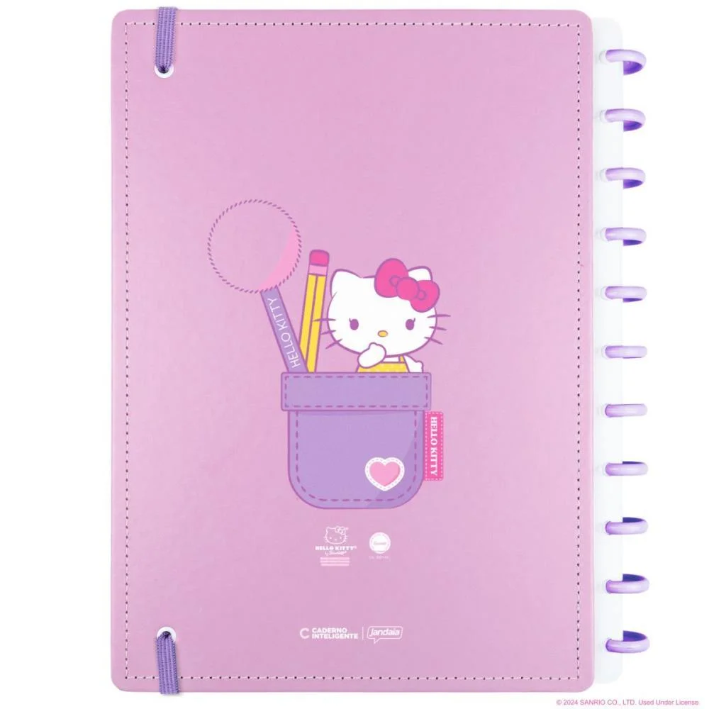 Caderno Inteligente Grande Hello Kitty 80Fls 215X280Mm Caderno Inteligente - imagem 5