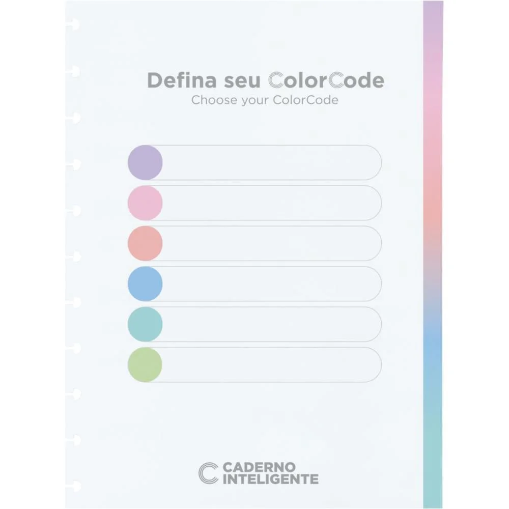 Caderno Inteligente Refil Grande Colorcode 90G 60Fls Caderno Inteligente (Pacote) - imagem 3