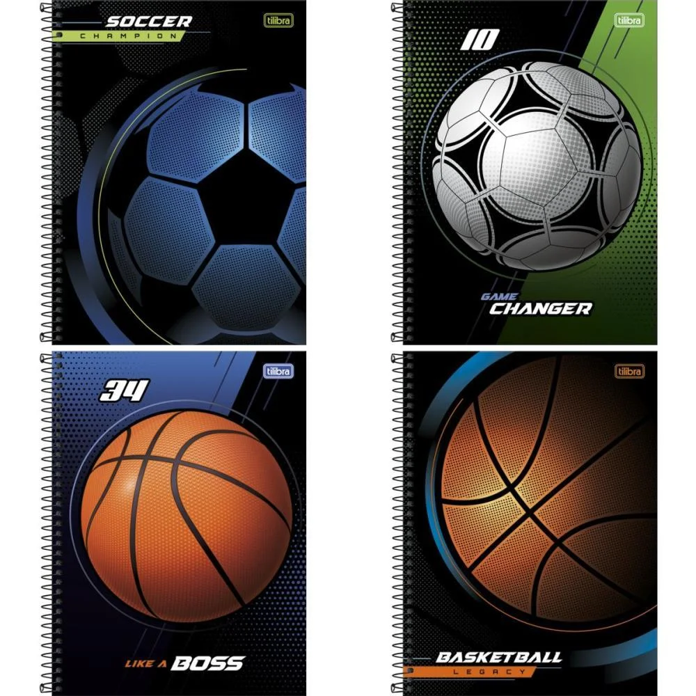 Caderno 10X1 Capa Dura Score 160Fls Connect Tilibra (Pct.c/04) - imagem 4