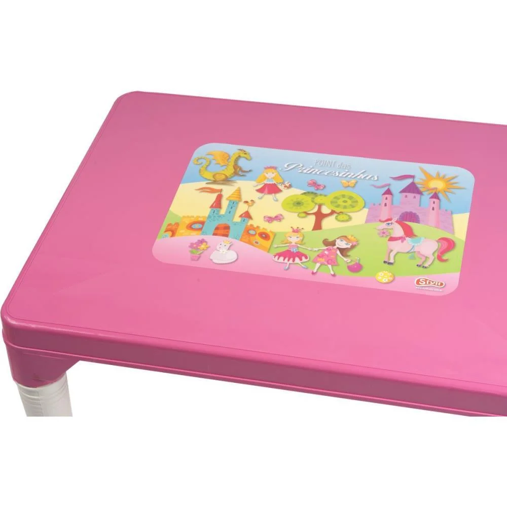Mesinha/Cadeira Princesas Mesa C/Cadeira Rosa Styll Baby - imagem 7