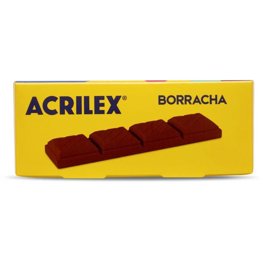 Borracha Decorada Chocolate Sortida Acrilex C/ 24 Unidades - imagem 4