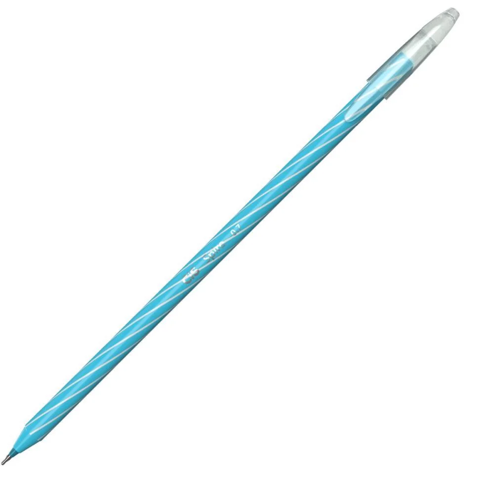 Caneta Esferografica Cis Spiro 0,7Mm Azul Claro Sertic (Cx.c/12) - imagem 3