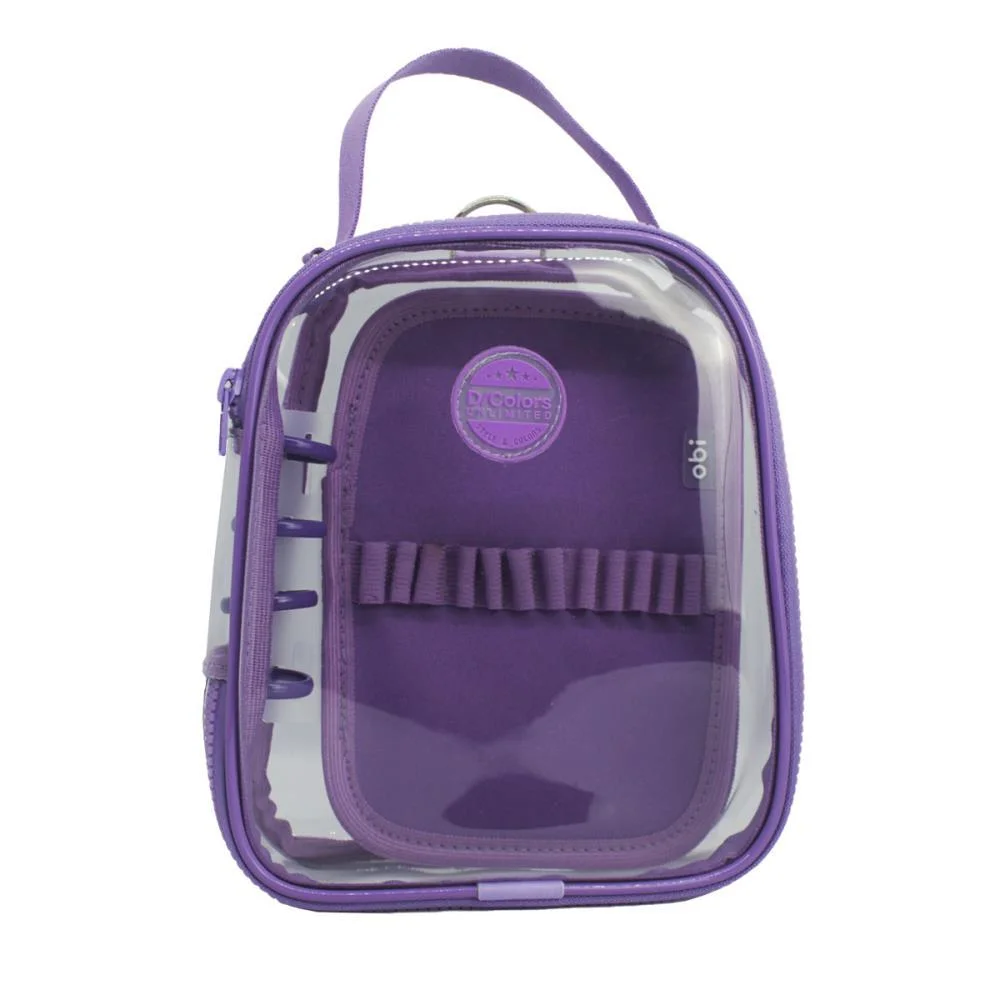 Estojo Box Versatil Cristal Lilas Obi Do Brasil - imagem 6