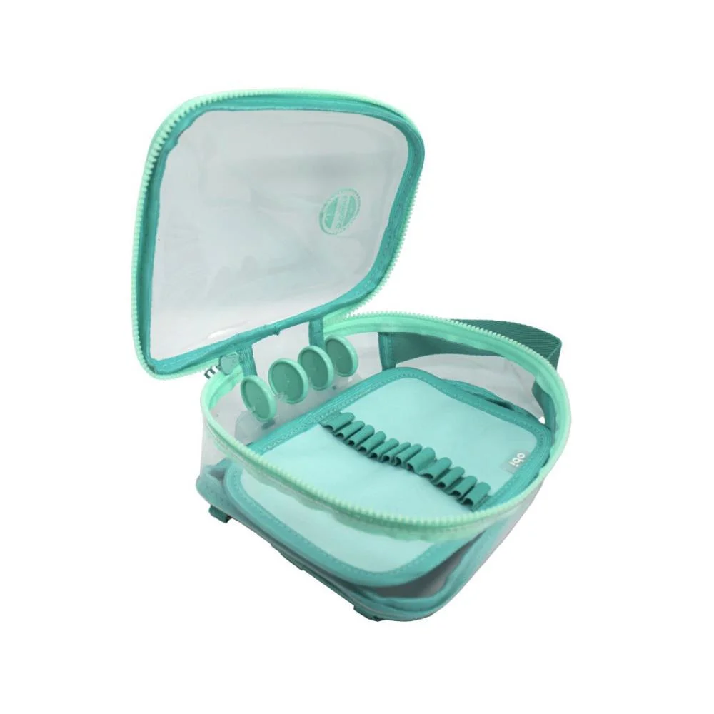 Estojo Box Versatil Cristal Turquesa Obi Do Brasil - imagem 5