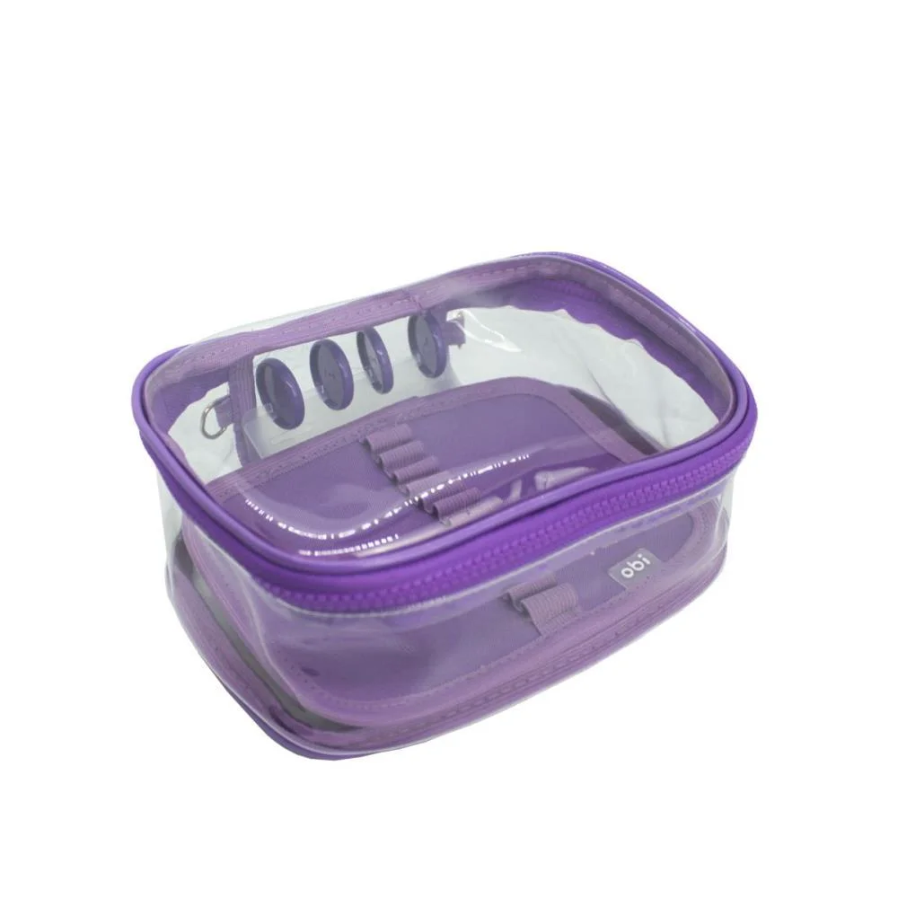 Estojo Box Big Ultra Clear Lilas Obi Do Brasil - imagem 2