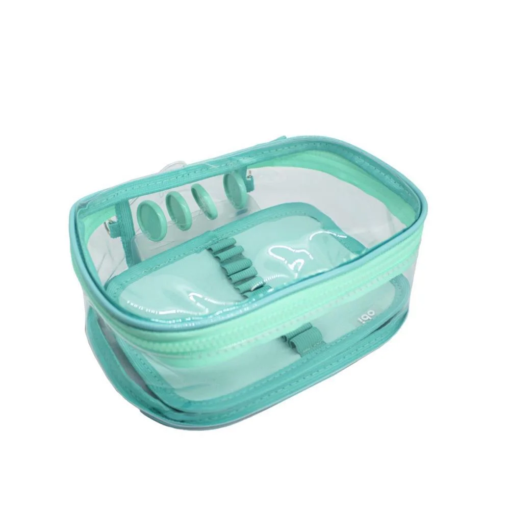 Estojo Box Big Ultra Clear Turquesa Obi Do Brasil - imagem 2