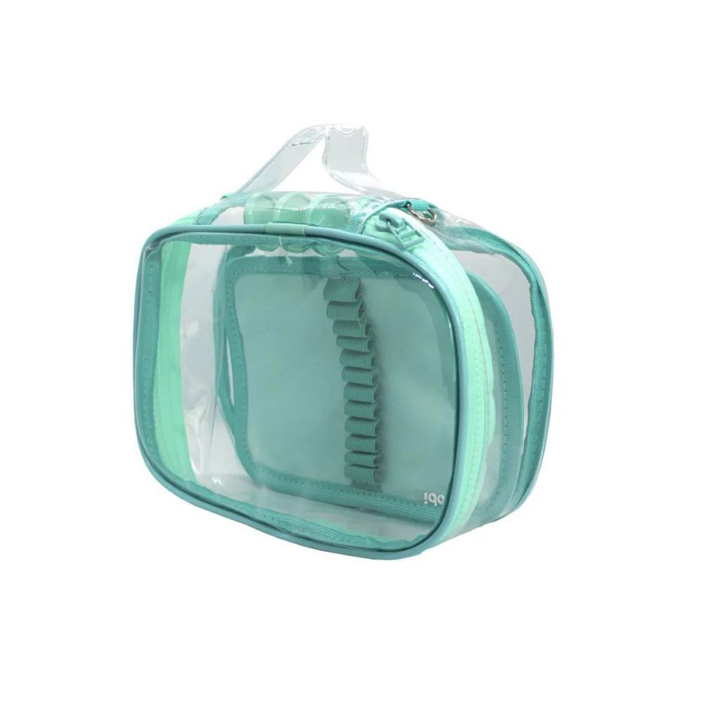 Estojo Box Big Ultra Clear Turquesa Obi Do Brasil - imagem 3