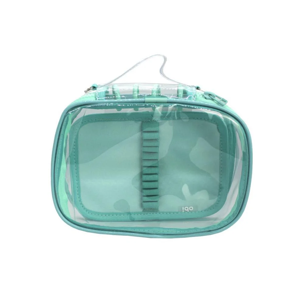 Estojo Box Big Ultra Clear Turquesa Obi Do Brasil - imagem 4